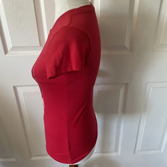 John Lennon Peace Sign Fitted Women’s Tee - Picture 4 of 9